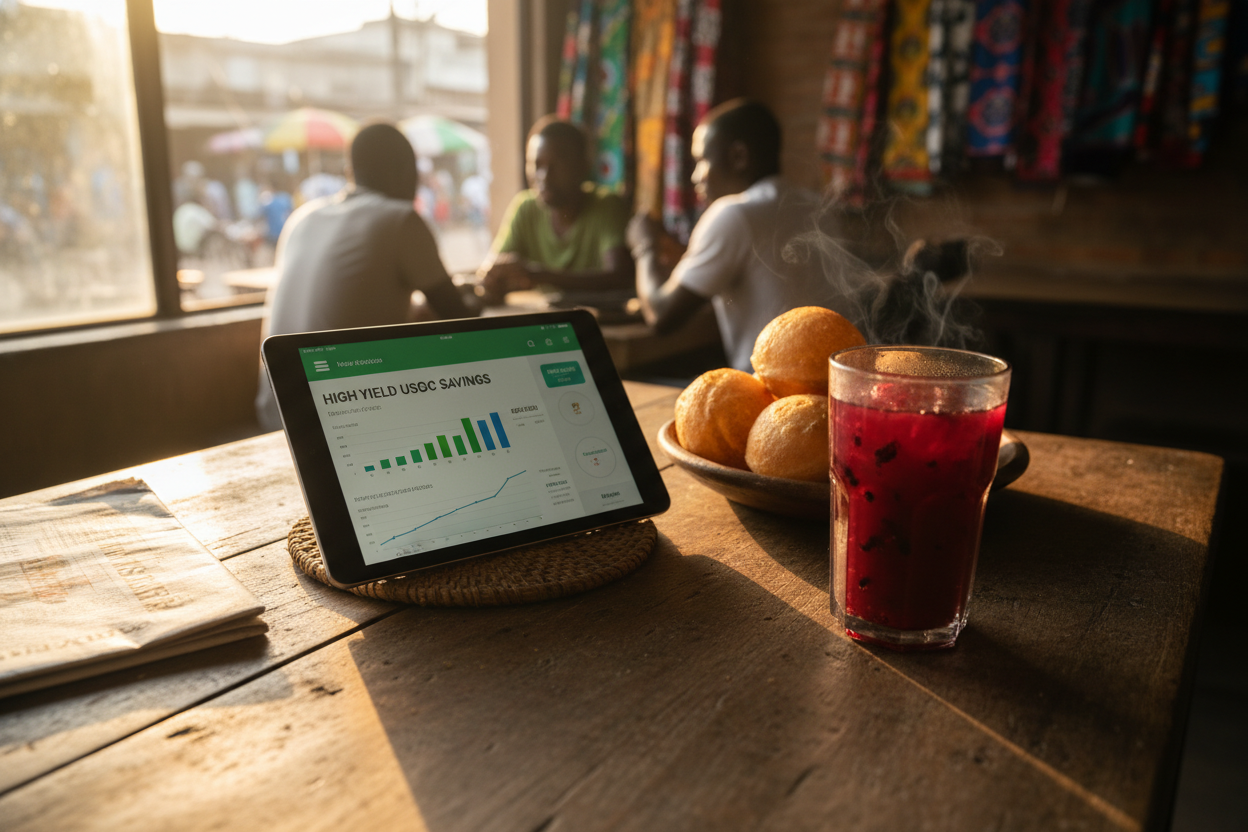 Earn High Yields on USDC Savings Using Mobile Money in Nigeria 2026